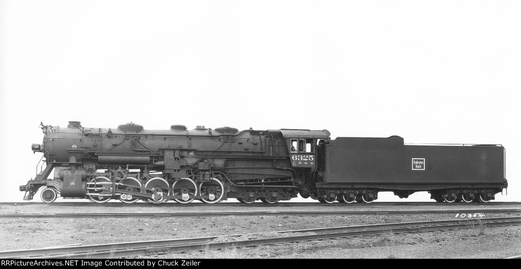 CB&Q 2-10-4 Class M-4 6325